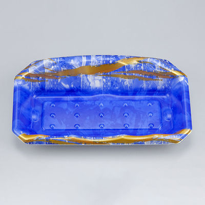 刺身トレー SFサシミ67 涼海青 本体　800枚(50枚×16) 0271267007515　シーピー化成（直送品）