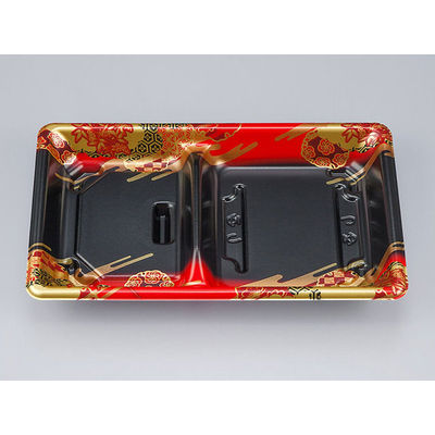 麺・スープ容器　SF弁当57 華雲赤本体　600枚(50枚×12) 0272705702675　シーピー化成（直送品）