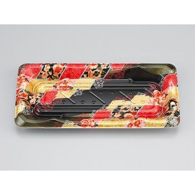 寿司容器　SF港14 ななみ赤 本体　1200枚(50枚×24) 0276414004415　シーピー化成（直送品）