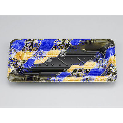 寿司容器　SF港14 ななみ青 本体　1200枚(50枚×24) 0276414004425　シーピー化成（直送品）