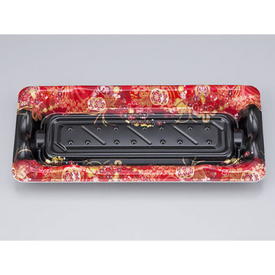 寿司容器　SF港14 嘉祥黒 本体　1200枚(50枚×24) 0276414006745　シーピー化成（直送品）