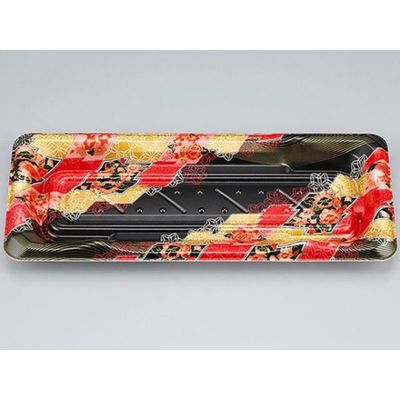 寿司容器　SF港15 ななみ赤 本体　1200枚(50枚×24) 0276415004415　シーピー化成（直送品）