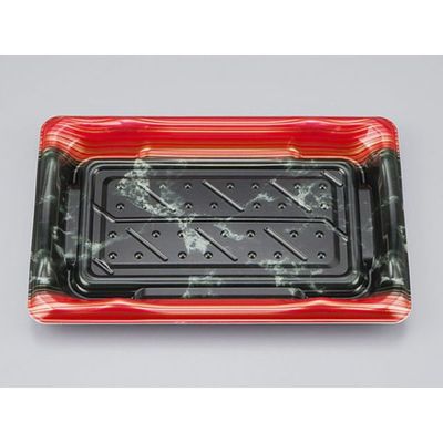 寿司容器　SF港24 大理石赤本体　900枚(50枚×18) 0276424006155　シーピー化成（直送品）