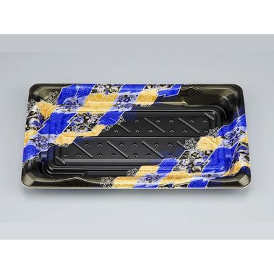 寿司容器　SF港25 ななみ青 本体　800枚(50枚×16) 0276425004425　シーピー化成（直送品）