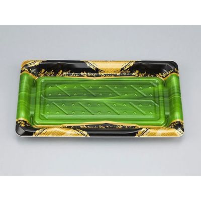 寿司容器　SF港25 玉笹 本体　800枚(50枚×16) 0276425004435　シーピー化成（直送品）