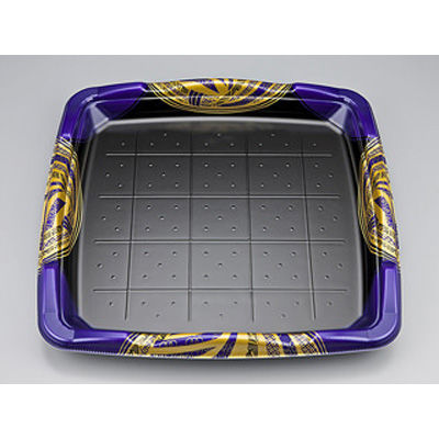 寿司容器　SF剛力5 風雅紫本体　160枚(10枚×16) 0276605002865　シーピー化成（直送品）