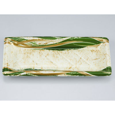 寿司容器　SF和角15 よし風緑本体　1200枚(50枚×24) 0278015007135　シーピー化成（直送品）