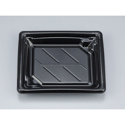 寿司容器　SF和角23 黒本体　1200枚(50枚×24) 0278023000525　シーピー化成（直送品）