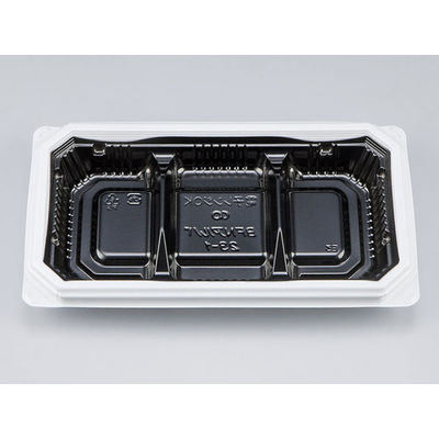 弁当容器　BFNアルバ23-1 BW本体　800枚(50枚×16) 0280123017235　シーピー化成（直送品）