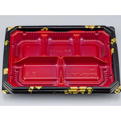 弁当容器　BFNアルバ27-2 輪島内赤本体　600枚(50枚×12) 0280127028315　シーピー化成（直送品）