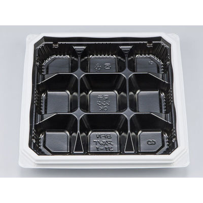 弁当容器　BFNアルバ31-1 BW本体　400枚(50枚×8) 0280131017235　シーピー化成（直送品）