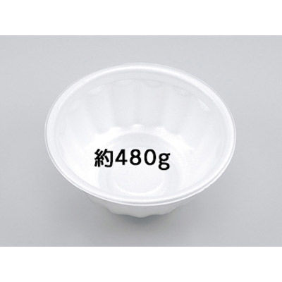 麺・スープ容器　VK-371-1無地本体　800枚(50枚×16) 0300371010155　シーピー化成（直送品）