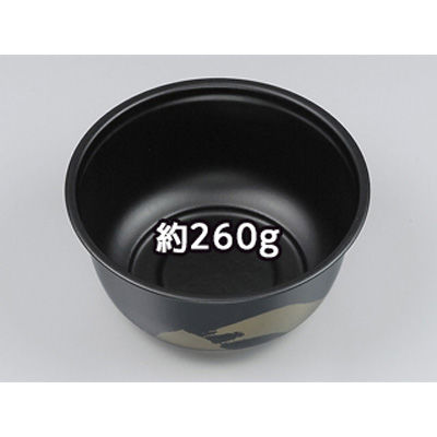どんぶり容器　丼115 黒つづみ本体　1000枚(50枚×20) 0356115001145　シーピー化成（直送品）