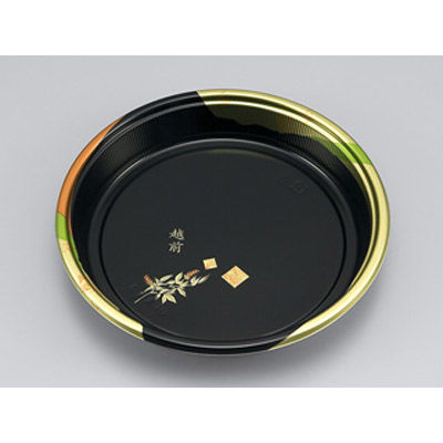 寿司容器　UF丸桶3 越前 本体　240枚(10枚×24) 0592403000705　シーピー化成（直送品）