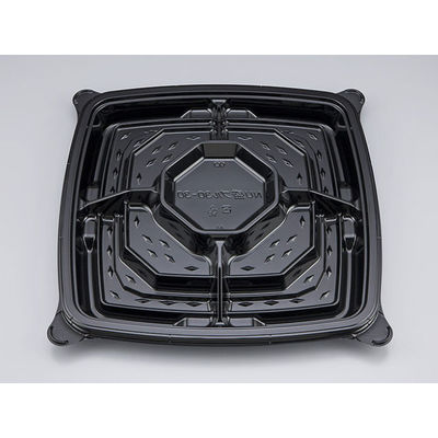 オードブル容器　NU盛ブル30-30 黒本体　200枚(10枚×20) 0621303000525　シーピー化成（直送品）