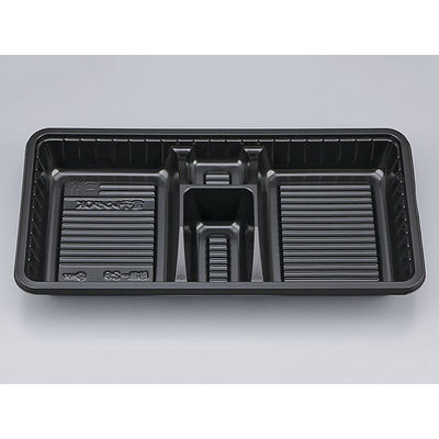 弁当容器　BS弁当29 黒本体　800枚(100枚×8) 0691029000525　シーピー化成（直送品）