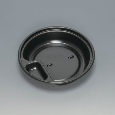 福助工業 T-深皿 本体 黒 300枚(50枚×6) 0721018 1ケース(300枚入(50枚×6袋))（直送品）