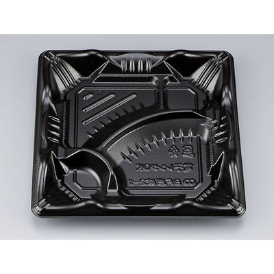 弁当容器　BF恵味2-1 黒本体(N)　800枚(50枚×16) 0745802010525　シーピー化成（直送品）