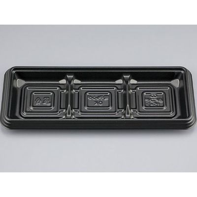 オードブル容器　BFコモ15-3黒本体(N)　1000枚(50枚×20) 0747415030525　シーピー化成（直送品）