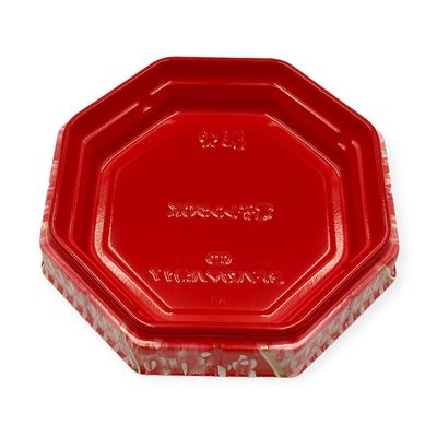 寿司容器　ちらし寿司容器 BFハカマ 八角17花織 本体(N)　600枚(50枚×12) 0746717003175　シーピー化成（直送品）