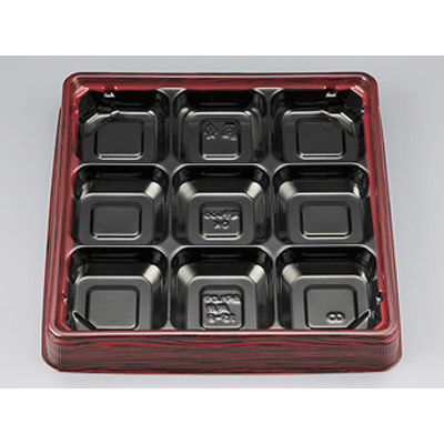 弁当容器　BFハカマ集膳15-9ローズW本体　400枚(50枚×8) 0748215092605　シーピー化成（直送品）