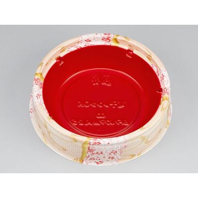 どんぶり容器　BFハカマ集丸25花風月本体(N)　600枚(50枚×12) 0748425006175　シーピー化成（直送品）