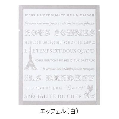 福助工業 カマス袋 カマス GT(透明タイプ) No.3 エッフェル(白) バラ 100枚 0806102 1包(100枚入)（直送品）
