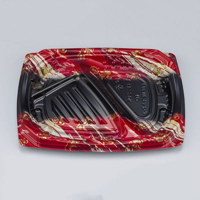 弁当容器　CBFNビルト7-3 鮫雲赤本体　600枚(50枚×12) 0A10107032915　シーピー化成（直送品）