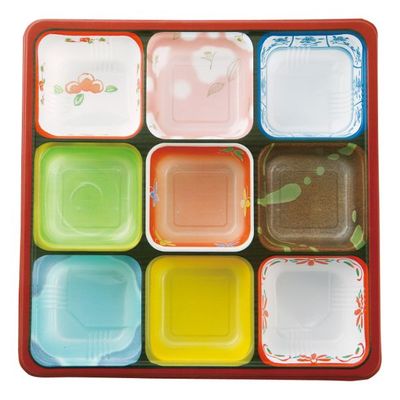 タカギ産業 仕出弁当　TSR-BOX70-70(3) 中仕切 柄付　300枚(50枚×6) 2003529（直送品）