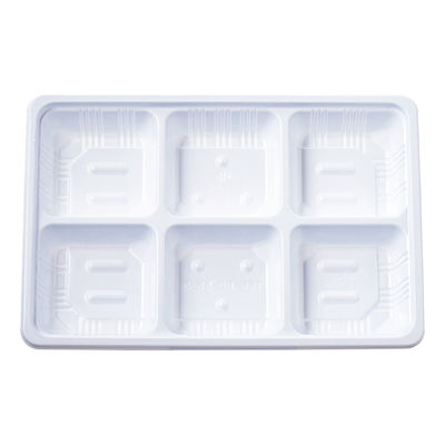 仕出弁当 TSR-BOX80-55(3) 中仕切 白 300枚(50枚×6) 2003572 1ケース(300枚入(50枚×6袋))（直送品）