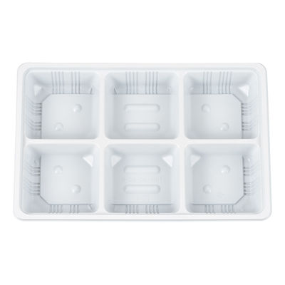 仕出弁当 TSR-BOX90-60(6) 中仕切 白 300枚(50枚×6) 2003580 1ケース(300枚入(50枚×6袋))（直送品）