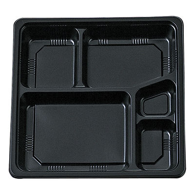 タカギ産業 弁当容器 TSR-70 黒 本体 1000枚(50枚×20) 2004518 1ケース(1000枚入(50枚×20袋))（直送品）