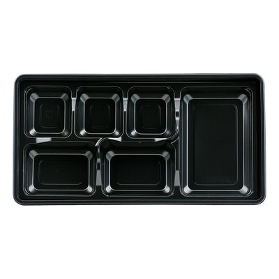 タカギ産業 弁当容器 TFD-1 黒 中仕切 900枚(50枚×18) 2004623 1ケース(900枚入(50枚×18袋))（直送品）