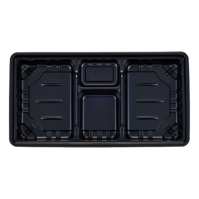 タカギ産業 弁当容器　TFD-2 黒 本体　900枚(50枚×18) 2004633（直送品）