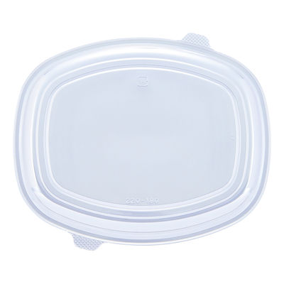 タカギ産業 弁当容器 TSR-220-180 透明蓋 800枚(50枚×16) 2004653 1ケース(800枚入(50枚×16袋))（直送品）