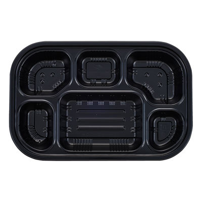 タカギ産業 弁当容器 TSR-85-55 黒 本体 800枚(50枚×16) 2004837 1ケース(800枚入(50枚×16袋))（直送品）