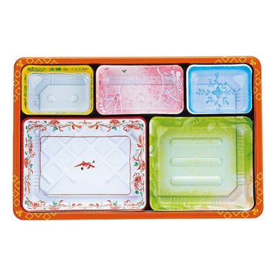 タカギ産業 弁当容器　TSR-90-60ー4 柄付 本体　900枚(50枚×18) 2004856（直送品）