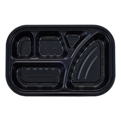 タカギ産業 弁当容器 TSR-85-55B 黒 本体 800枚(50枚×16) 2004891 1ケース(800枚入(50枚×16袋))（直送品）