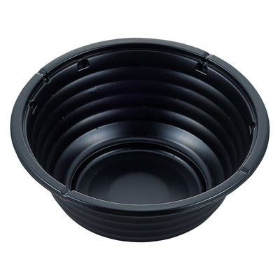 タカギ産業 どんぶり容器　TSR-124 黒 本体　900枚(75枚×12) 2005031（直送品）