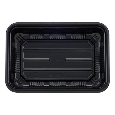 タカギ産業 弁当容器 TSR-9 黒 本体 1500枚(100枚×15) 2005562 1ケース(1500枚入(100枚×15袋))（直送品）