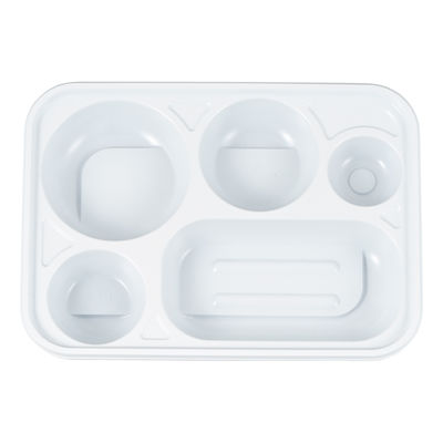 タカギ産業 弁当容器 TSR-690ーS2 白 本体 800枚(50枚×16) 2008004 1ケース(800枚入(50枚×16袋))（直送品）