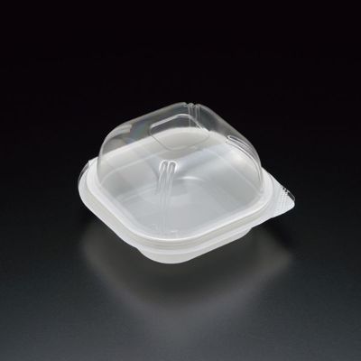 フードパック ユニコン LS-角110ドーム W 1200枚(100枚×12) 5K11151 1ケース(1200枚入(100枚×12袋))（直送品）