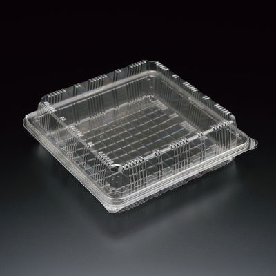 スミ 菓子容器 ユニコン LS-角7(盛) 透明 300枚(100枚×3) 5LK7160 1ケース(300枚入(100枚×3袋))（直送品）