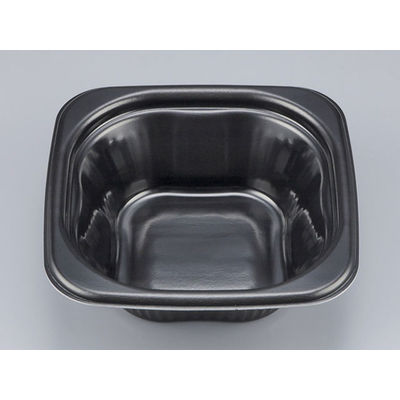 どんぶり容器　TNランチ丼17 黒 本体　600枚(50枚×12) 645604　シーピー化成（直送品）