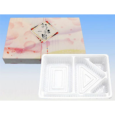 仕出弁当 70-55唯結ワンピース・中仕切70-55白セット 300枚(50枚×6) BSBP-34049（直送品）