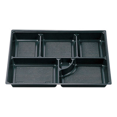 北原産業 弁当容器 中仕切120-90 黒 60枚(20枚×3) CB12092 1ケース(60枚入(20枚×3袋))（直送品）