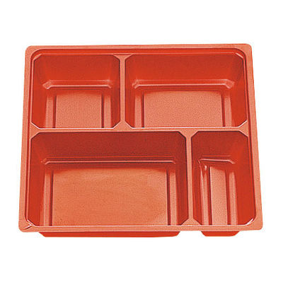 北原産業 弁当容器 中仕切70-70A 赤 300枚(50枚×6) CB-7074 1ケース(300枚入(50枚×6袋))（直送品）