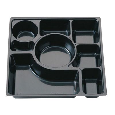 北原産業 弁当容器 中仕切70-70A M-1黒 300枚(50枚×6) CB-7103 1ケース(300枚入(50枚×6袋))（直送品）