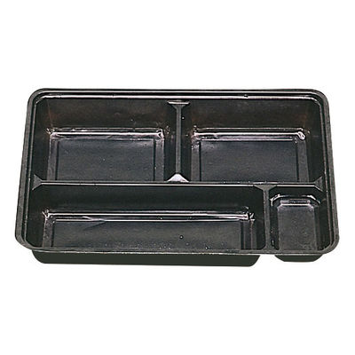 北原産業 弁当容器 中仕切85-60 黒 300枚(50枚×6) CB-8560 1ケース(300枚入(50枚×6袋))（直送品）