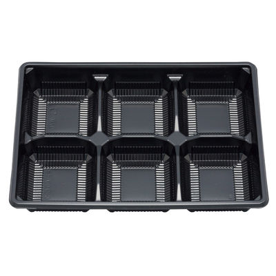 北原産業 弁当容器 中仕切85-60 C-3黒 300枚(50枚×6) CB-8568 1ケース(300枚入(50枚×6袋))（直送品）